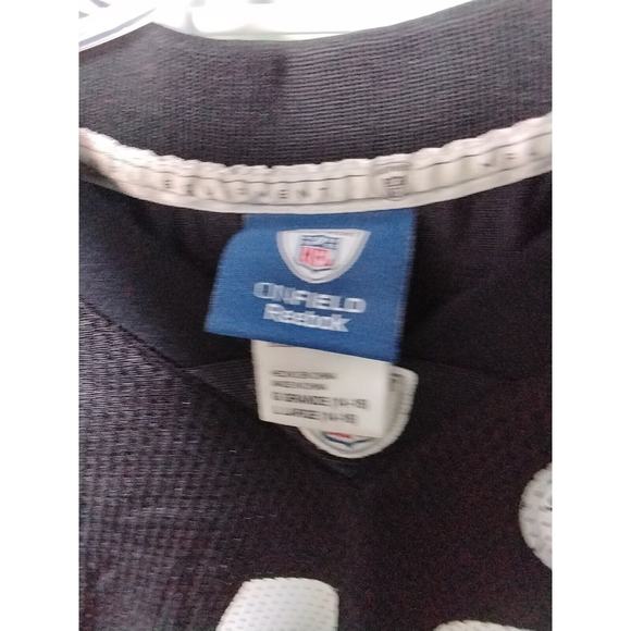 NFL Shirt Size Youth Large Polamalu Jersey Pittsburgh Steelers Black Yellow - Picture 2 of 7